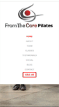 Mobile Screenshot of pilatesfromthecore.com